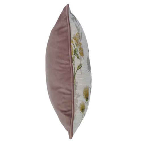 Highland Meadow, Pink - (45cm x 45cm) Cushion - Image 4